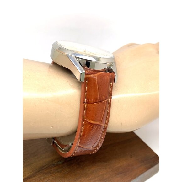 Tag Heuer Carrera Calibre 5 Men's Watch WAR201D-1 Swiss Automatic Brown Leather - Picture 12 of 14